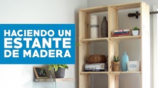 Cómo hacer un estante de madera [upl. by Ammadas123]