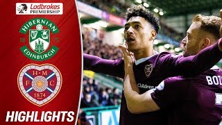 Hibernian 13 Hearts  Jambos Dominate in Edinburgh Derby  Ladbrokes Premiership [upl. by Valenza]