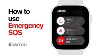 Apple Watch Series 4 — How to Use Emergency SOS — Apple [upl. by Huntingdon]