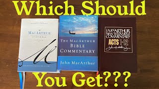 MacArthur Study Bible vs MacArthur Commentaries [upl. by Bushweller]