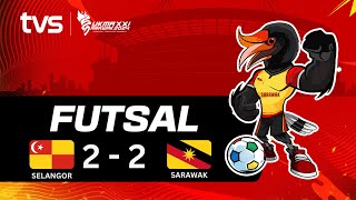 Futsal L Selangor vs Sarawak SUKMA Sarawak 2024 [upl. by Suirauqed]