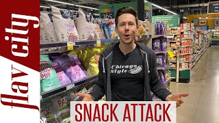 The HEALTHIEST Snack Foods At The Grocery Store  Chips Popcorn amp More [upl. by Dnar]