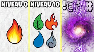 JOBTIENS LA MEILLEURE ÉVOLUTION DES ÉLÉMENTS  Little Alchemy [upl. by Sevy]