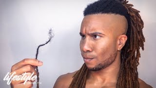 REATTACHING DREADLOCKS TO LOOSE NATURAL HAIR  Repair Thinning amp Broken Locs [upl. by Eirrek]