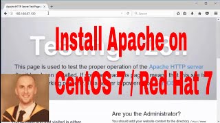 How To Install Apache HTTPD On CentOs 7 [upl. by Jeremie]