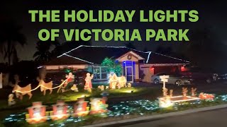 The Holiday Lights of Victoria Park  December 2023  North Naples FL [upl. by Sihtam]