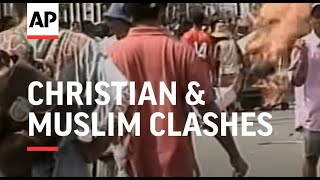 INDONESIA MALUKU PROVINCE CHRISTIAN amp MUSLIM CLASHES [upl. by Ahsikrats]