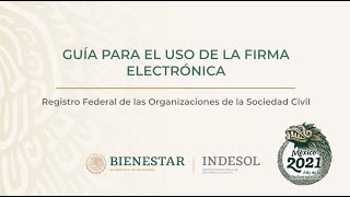 Tutorial para el uso de la Firma Electrónica [upl. by Romulus]