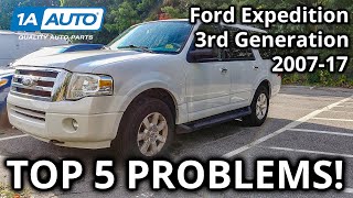 Top 5 Problems Ford Expedition SUV 3rd Generation 200717 [upl. by Thibault]