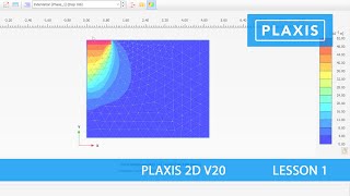 Plaxis 2D V20 Lesson 1 Case A Settlement of Circular Footing on Sand [upl. by Innis229]