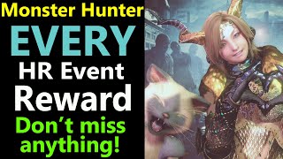 MHW All High Rank Event Quests Rewards UPDATED for Iceborne  Guide [upl. by Bradman]