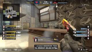 CSGO mouz NiKo  Deagle Ace vs FaZeClan on Cache [upl. by Yddor]