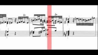 BWV 903  Chromatic Fantasy amp Fugue  Scrolling [upl. by Suired]