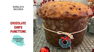 Homemade Chocolate Chips Panettone [upl. by Adnicul]