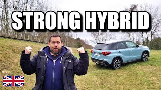 Suzuki Vitara Strong Hybrid  How Strong Is It ENG  Test Drive and Review [upl. by Sneed]