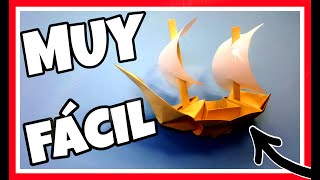 ✅ Como Hacer un Barco PIRATA de papel FACIL Paso a Paso 【ORIGAMI】 [upl. by Winikka]