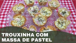 TROUXINHA COM MASSA DE PASTEL [upl. by Lamdin583]