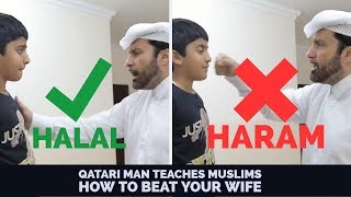 A Qatari Man Teaches Muslims How To Beat Your Wife [upl. by Knut]