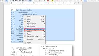 Esquema numerado en LibreOffice [upl. by Hsoj]