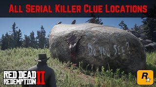 Red Dead Redemption 2 All Serial Killer Clue Locations  Guide  Walkthrough [upl. by Emolas]