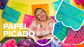 DIY Papel Picado Mexican Perforated Paper [upl. by Avert761]