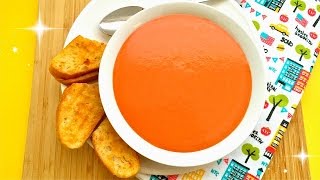 Super Easy Tomato Soup  Creamy Tomato Soup Recipe [upl. by Marge]