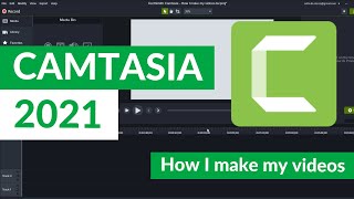 How I make my tutorial videos with Camtasia 2021 A Full Overview [upl. by Kellda]