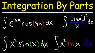 Integration By Parts [upl. by Fay]