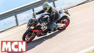 2019 Aprilia Tuono V4 1100 Factory review  MCN  Motorcyclenewscom [upl. by Eyahs]