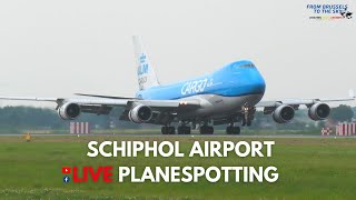 Live Schiphol Airport Plane Spotting [upl. by Sremlahc633]