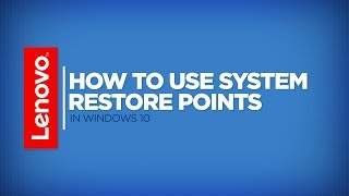 How To  Use System Restore Points in Windows 10 [upl. by Eiramanin86]