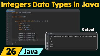 Integers Data Types in Java  Practice [upl. by Ellatsyrc240]