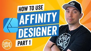 Tutorial Affinity Designer for Beginners  Step by Step Learn how to use Affinity Designer Part 1 [upl. by Ydissac]