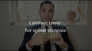 Surgery for spinal stenosis  lumbar laminectomy [upl. by Halladba]