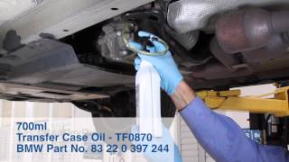 BMW X3 E83 20042010 Transfer Case Oil Change  DIY Repair [upl. by Cahan]