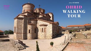 Ohrid  Macedonia Walking tour  4K  August 2021 [upl. by Osrit]