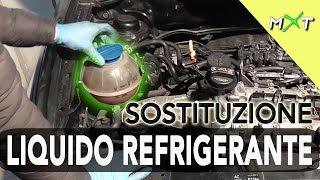 SOSTITUZIONE LIQUIDO REFRIGERANTE AUTO  Fai da Te [upl. by Kaylyn503]