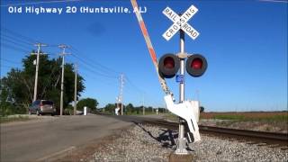 Railroad Crossings of the NS Memphis District East End Part 2 Decatur AL to Fackler AL [upl. by Rothmuller]