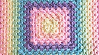 Crochet a Perfect Seamless Granny Square amp no twisting [upl. by Woody]