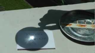 Simple Experiment  Magnifying Glass and the Sun [upl. by Lauritz472]