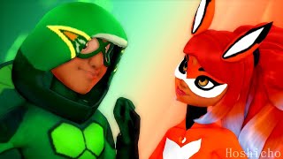 Miraculous Ladybug Rena Rouge  Carapace duet transformation [upl. by Eliam]