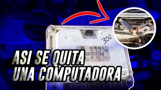 Como quitar la computadora  How to replace the ECU 18T 20V [upl. by Rehpinej]