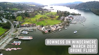 Bowness on Windermere Lake District Drone Flight [upl. by Anirahc]