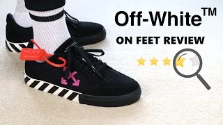 NEW Off White Vulc Low Sneakers Review [upl. by Idden]