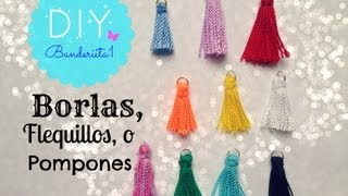 Borlas o Flequillos Tutorial DIY [upl. by Shina]