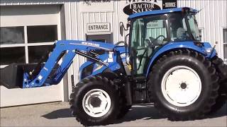 New Holland T4105 Tractor For Sale Walkaround amp Driving Demo [upl. by Vashtee]