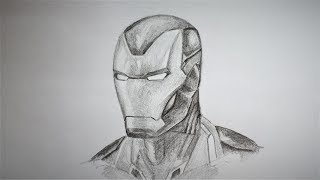 How to Draw Iron Man  mark 85 [upl. by Shelba]