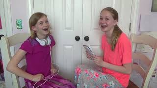 Katherine amp Rachael do the Whisper Challenge [upl. by Rumney]