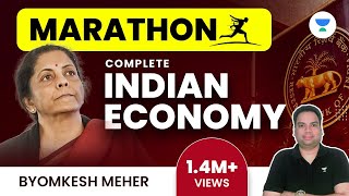 Complete Indian Economy  Marathon Session  UPSC CSEIAS 202223  Byomkesh Meher [upl. by Hannej844]