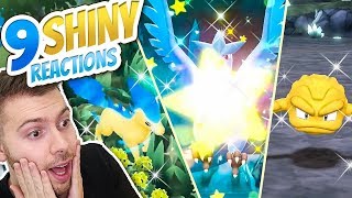 9 SHINY Pokémon REACTIONS   MEILLEURS SHINY DE 2018   Pokémon Lets GO [upl. by Neibaf355]